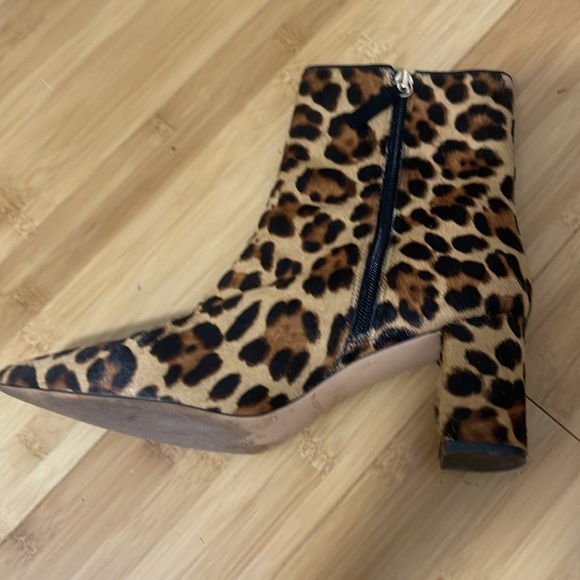 J Crew calf hair pointy ankle boots - Picture 2 of 5